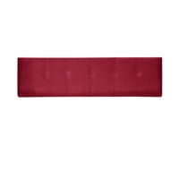 Latamhome - Respaldo Best Tela Velvet Burdeo 2 Plazas
