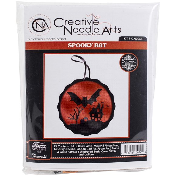 Agujas de Tejido de Plástico Colonial Needle 7 cm, Pack de 10