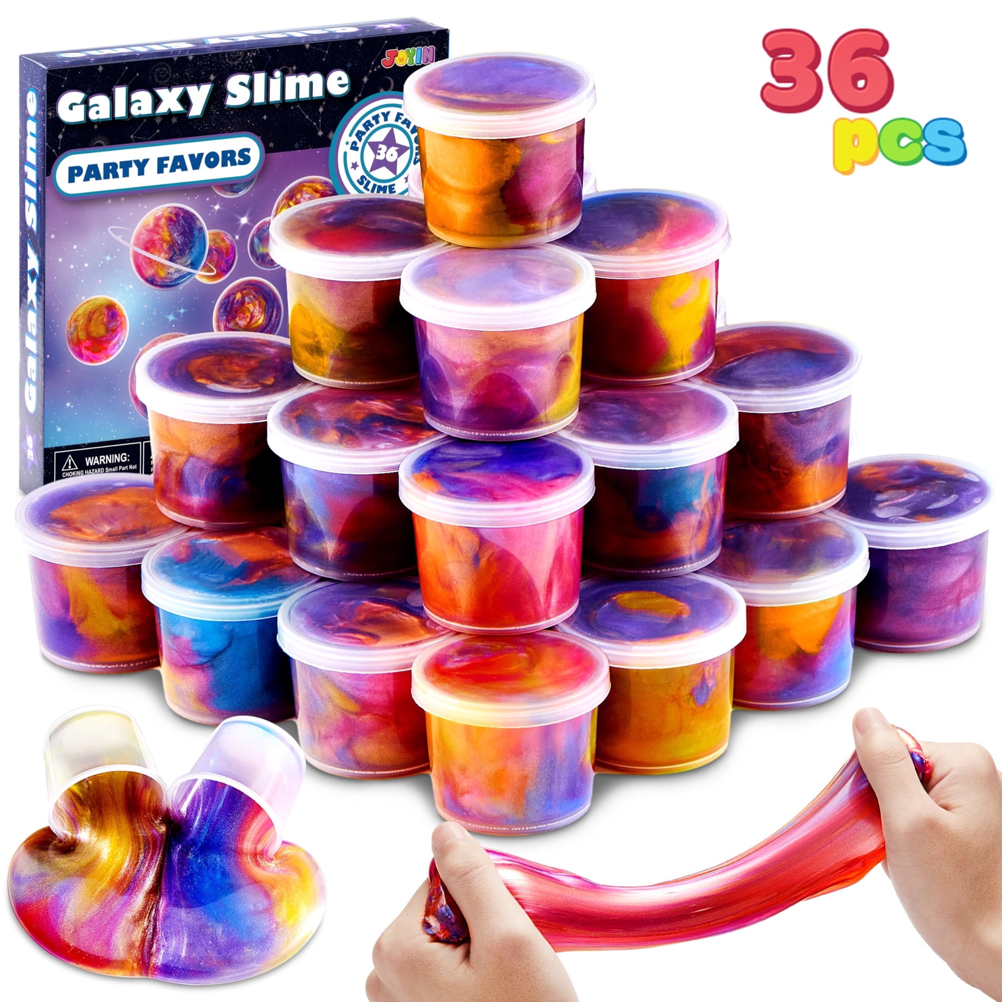 Slime Party Favors Joyin Galaxy Slime Ball, Paquete De 36 Unidades