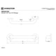 thumbnail image 2 of Barra de apoyo Kingston Brass GB1412CSW Made to Match de 30 cm, acero inoxidable blanco, 2 of 2
