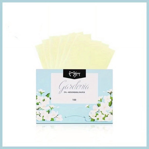 100slice Facial Oil Blotting Paper, Natural Green Tea Bamboo Charcoal Oil Control Film, Suitable For Oily Skin Care