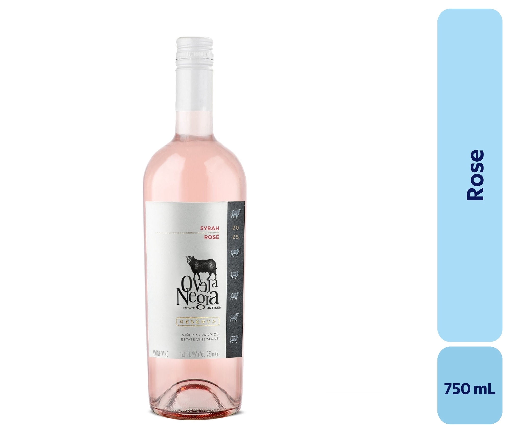 Vino Rose Botella 750 mL Oveja Negra