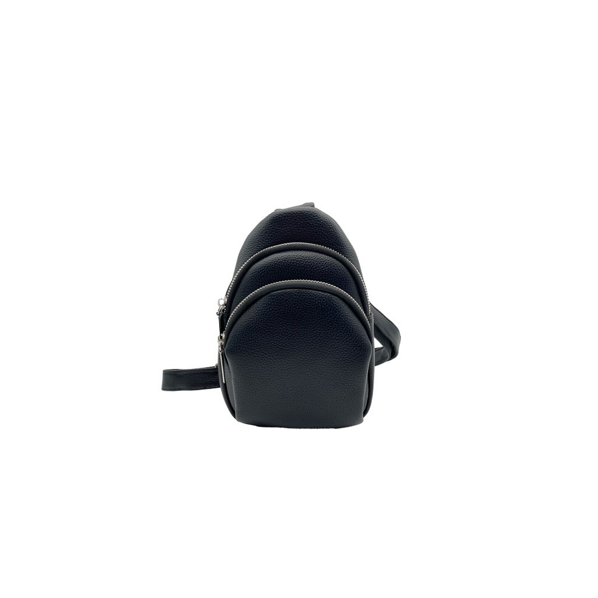 Todopiel - Bandolera Ecocuero Negro Cru36