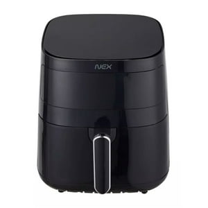 Genérico - Freidora Aire Digital Led Temperatura Ajustable 5.5Lt 1500W Negro