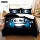 thumbnail image 1 of v1255 Bed Sheets Cartoon Chinese Panda Bedding Set Soft Microfiber Double Queen King Twin Duvet Cover Kids Girls Room Decor White Duvet Cover 3-Piece Bedding Set (1 Duvet Cover + 2 Pillow Shams) Bed S, 1 of 5