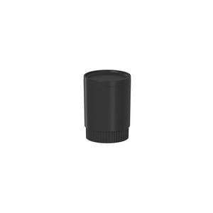 Ou - Porta Algodón/Porta Cepillo Dorica Negro