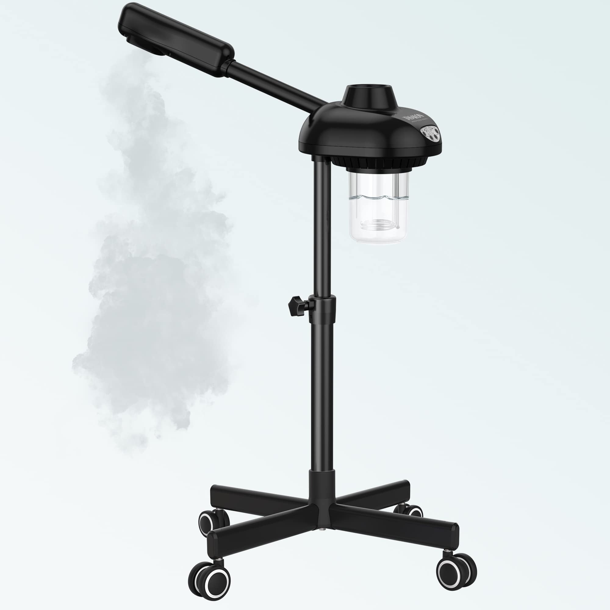 Vaporizador Facial Tasalon Vaporizador Sobre Ruedas Warm Mist Black