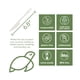 thumbnail image 2 of Paquete de 100 cuchillos compostables que no son de plástico | Earth's Natural, 2 of 6
