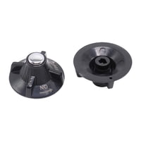 Magideal - 2X Perillas De Control De Calefacción Y Aire Acondicionado Reemplazo Mantenimiento Actualización Fácil Manejo Accesorios Automotrices Interior Del Veh