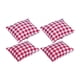 thumbnail image 1 of 4 Uds. Almohada En Miniatura Para Casa De Mu?ecas Para Sofá Cama Accesorios Para Casa De Mu?ecas Rejilla Roja, 1 of 5
