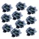 thumbnail image 2 of 10 Cabezas De Flores De Camelia Para Accesorios Para El Cabello DIY 4,5 Cm Azul Oscuro, 2 of 3
