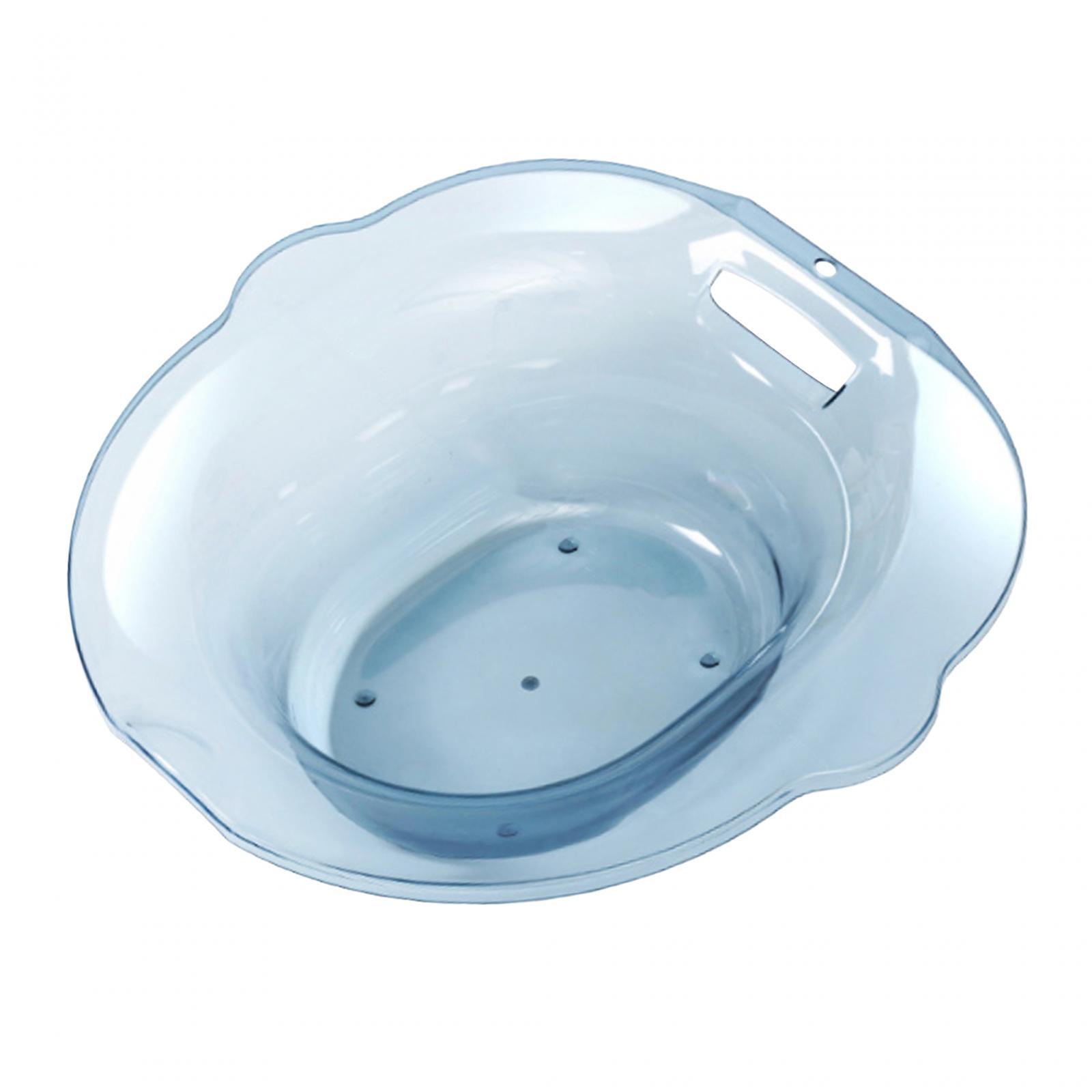 Magideal - Baño De Asiento Para Asiento De Inodoro Asiento De Colgable Portátil Reutilizable Área De Asiento Más Amplia Bañera De Inodoro Bidé De Baño De C , Azul