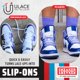 thumbnail image 2 of Cordones U-Lace Classic elásticos blancos sin atar, 2 of 8