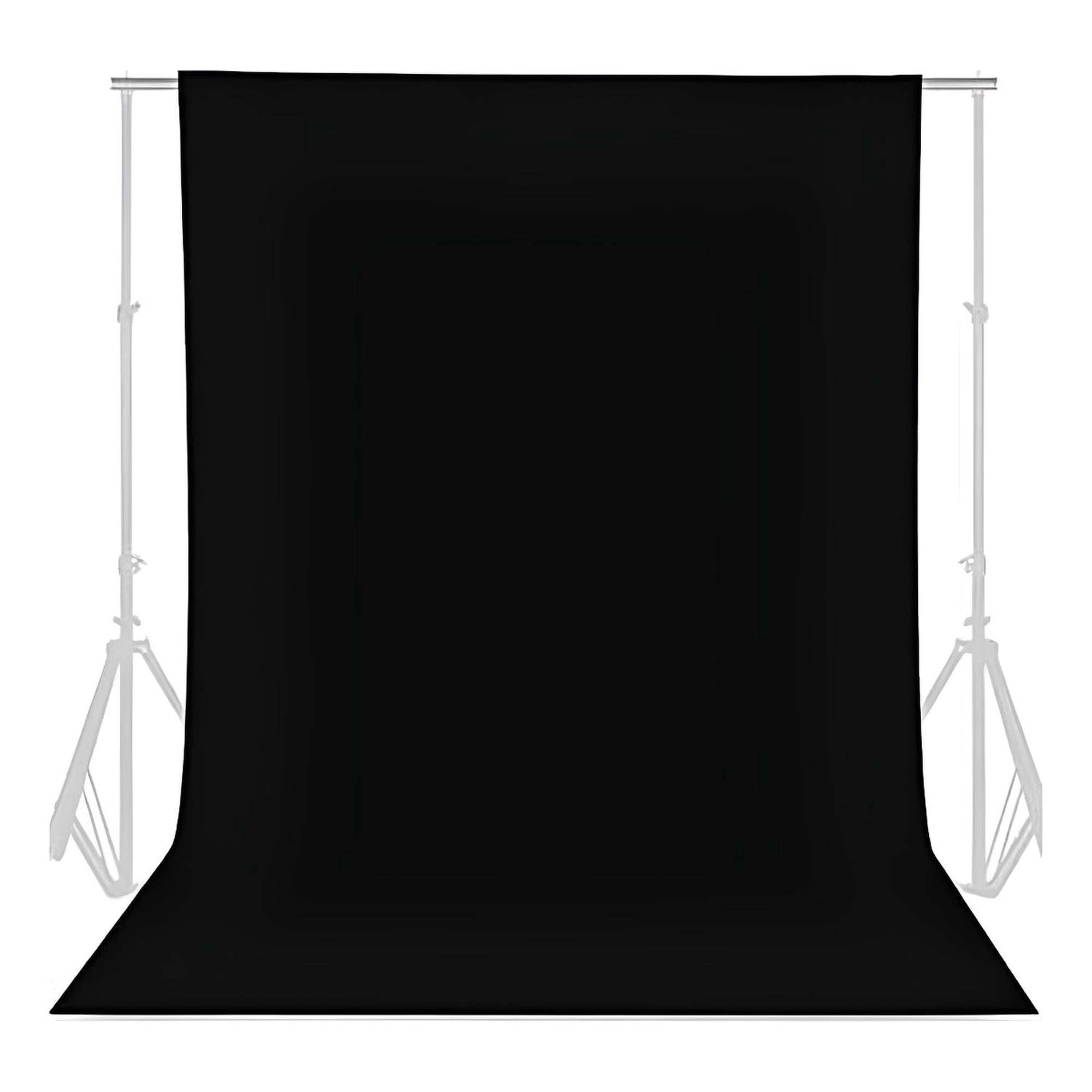 Genérica - Telón Fondo Chroma 3x4 Metros Fotografia Colores Muselina Negro