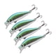 thumbnail image 3 of 4x Señuelos De Pesca Aparejos De Pesca Swimbaits Realistas Para Panfish Perca Salmón Azul Verde, 3 of 5