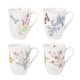 thumbnail image 1 of Set de 4 tazas de porcelana Lenox 355 ml Mariposa Pradera de Hierbas, 1 of 4