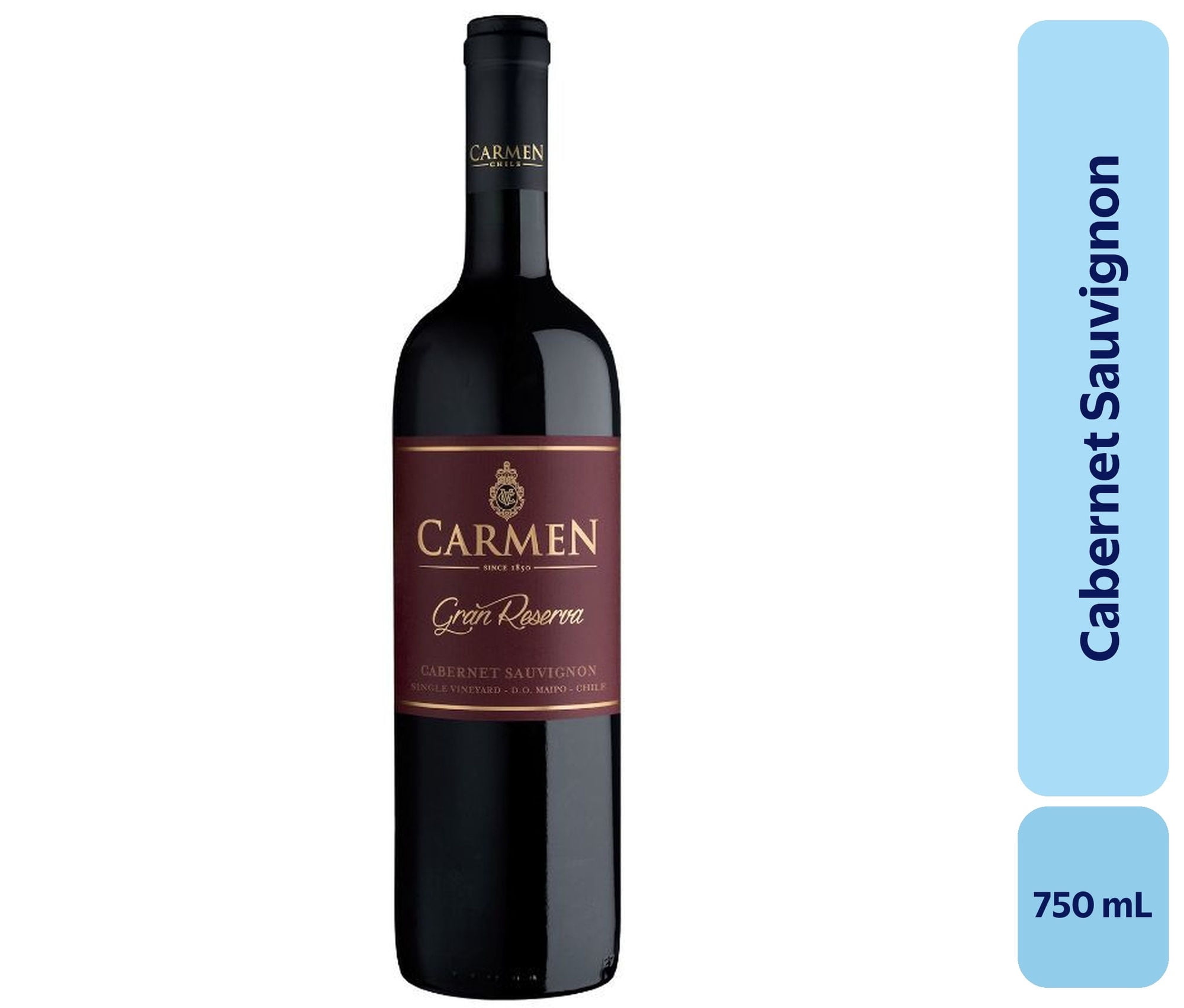 Vino Cabernet Sauvignon Botella 750 mL Carmen
