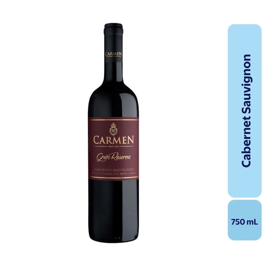 Vino Cabernet Sauvignon Botella 750 mL Carmen
