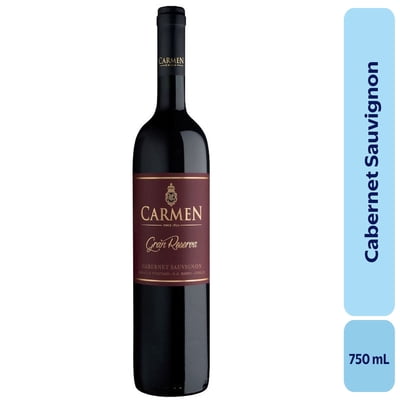 Vino Cabernet Sauvignon Botella 750 Ml Carmen