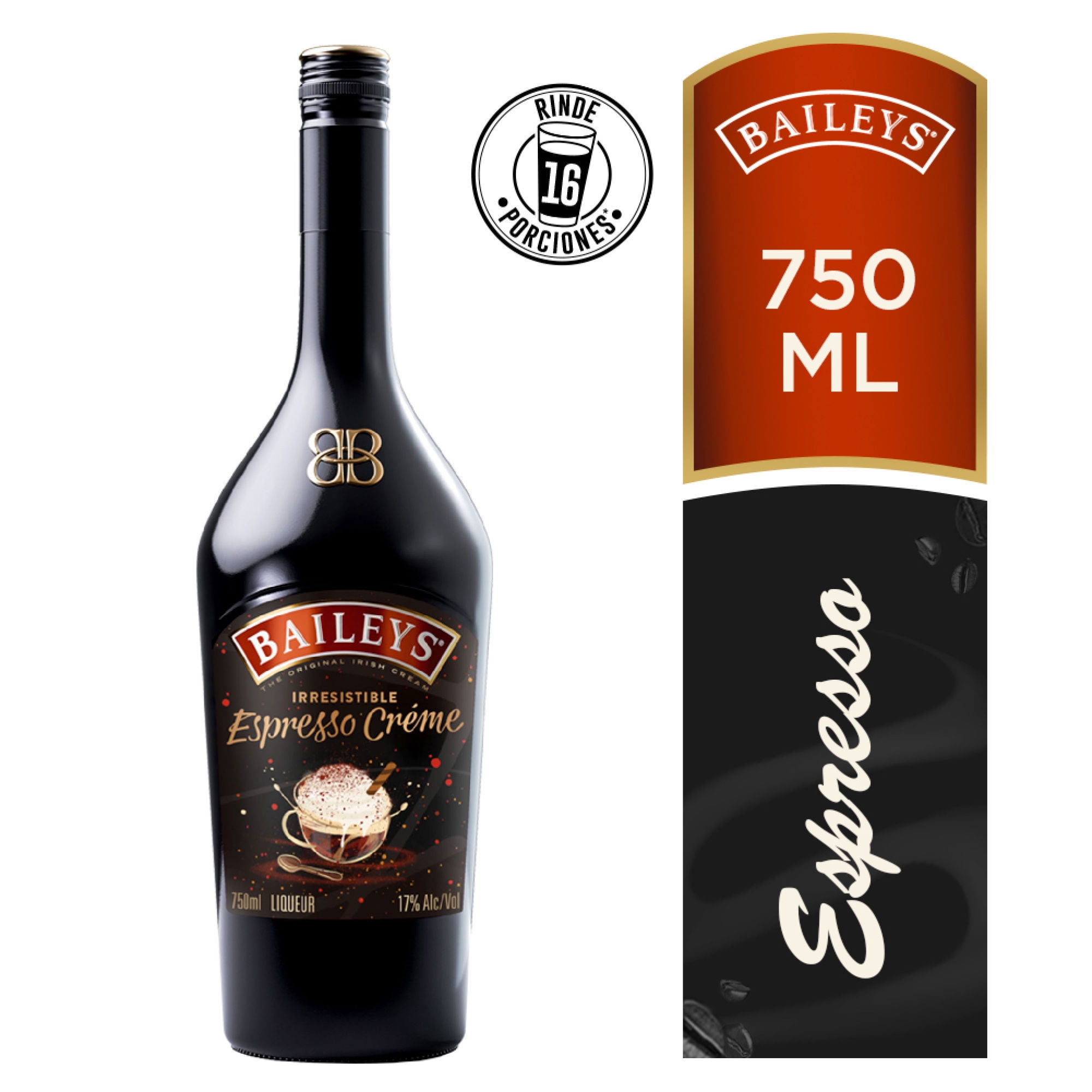 Crema De Licor Espresso Creme 17° Botella 750 ml Baileys