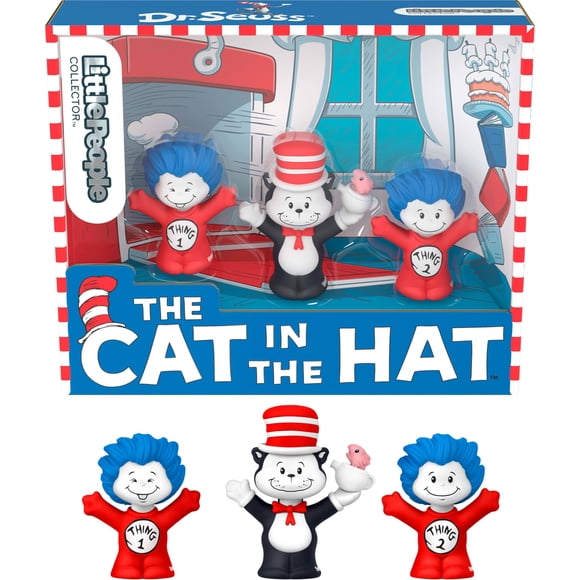 Set de Juguetes Little People Collector El Gato Ensombrerado 3 Figuras