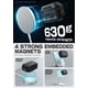 thumbnail image 5 of Funda SUPCASE para AirPods Pro de tercera generación con candado y mosquetón, color negro, 5 of 9