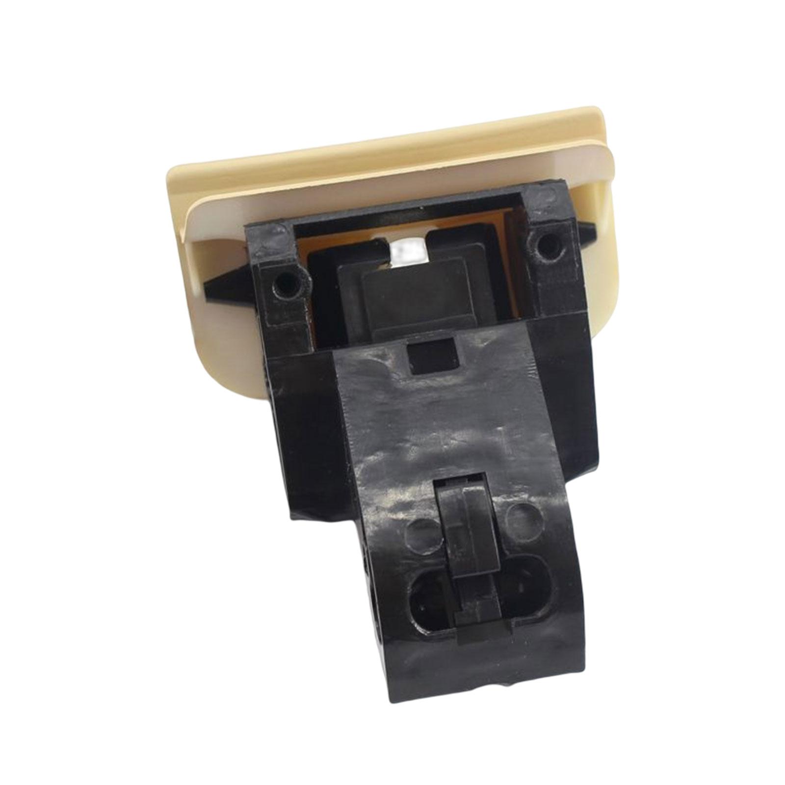 Magideal - Manija De Pestillo De La Tapa De La Cubierta De La Guantera Del Vehículo 6Q0 857 131 D Componentes Interiores De Alto Rendimiento , Beige Con Agujero