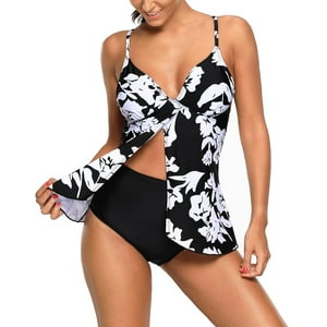 Traje De Baño Tankini Sexy Sport Print Chic Gloriahoon