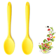 thumbnail image 1 of 2 cucharas de silicona para cocinar, resistentes al calor y de diseño higiénico. Utensilios de cocina y cucharas para mezclar., 1 of 5