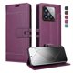 thumbnail image 4 of Premium Wallet Case for Xiaomi 14T Pro with Card Slots & Kickstand, Flip Cover Purple, 4 of 6