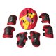 thumbnail image 2 of 7 Uds Chico Patinaje Sobre Ruedas Scooter Casco Rodillera Protector De Mu?eca Codera Rojo, 2 of 5