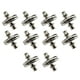 thumbnail image 1 of 10 Uds Cortina Cierre Magnético Cortinas Hebilla Pérgola Cortina De Ducha Clips 25mm, 1 of 3