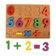thumbnail image 2 of Bebé Niños Montessori Madera Número De Letra En 3D Juguetes Bloque Junta A Juego D, 2 of 5