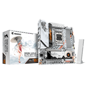 Placa Madre Gigabyte B850M Aorus Elite Wifi7 Ice-P, Socket Am5, 4X Ddr5, 2X M.2, X3D Turbo Mode