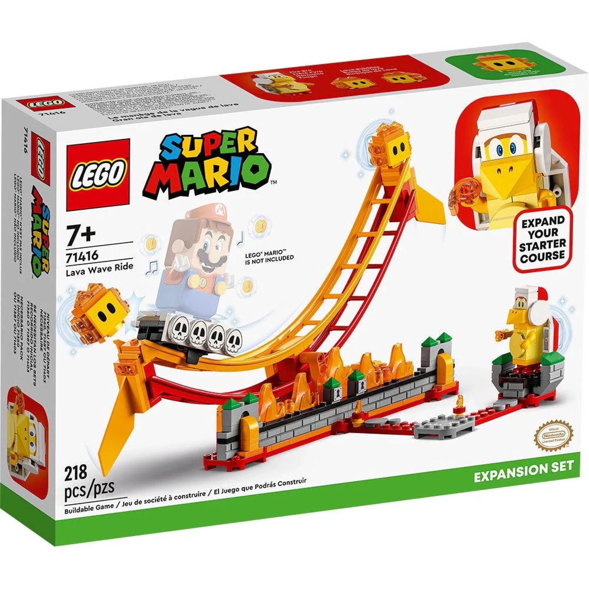 Bloques de construcción Set De Expansión: Gran Ola De Lava
