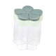 thumbnail image 2 of Transparente 5 Rejillas Flip Spice Shaker Jars Red En Forma De Puerto De Vertido Verde, 2 of 3