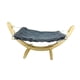 thumbnail image 2 of Hamaca De Madera Para Gatos, Camas Para Mascotas, Cama De Salón Para Escalada En Casa, Silla Columpio Para Gatos, Color Gris, 2 of 5