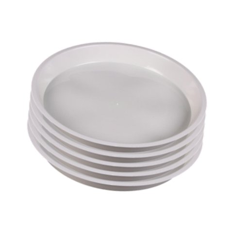 Magideal - 5 Platillos Para Plantas, Bandejas Para Macetas, Prácticos Platillos Redondos Para Macetas, Resistentes Para Uso Doméstico, Para Interiores Y Exterior Xs