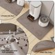 thumbnail image 3 of Alfombrilla OHMO para comida para mascotas, de silicona, impermeable y antideslizante, color beige, 3 of 8