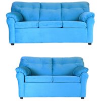 Muebles América - Living América 32 Tela Turquesa