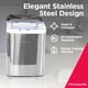 thumbnail image 3 of Máquina de hielo Frigidaire EFIC123-SS para encimera, 12 kg, acero inoxidable, 3 of 9