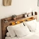 thumbnail image 2 of Bed Frame Queen Size, Wood Platform Bed Frame with Storage LED Light Headboard and 2 USB , Noise Free,No Box Spring Needed and Easy Assembly Tool,Large Under Bed Storage,Dark Brown, 2 of 3