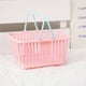 thumbnail image 3 of 1pc Stylish Shopping Basket Stationery Storage Box for Girls and Students - Perfect for Organizing and Storing School Supplies, 3 of 5