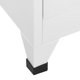 thumbnail image 5 of Armario VidaXL de acero con 3 compartimentos, 180 cm, gris, 5 of 8
