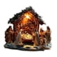 thumbnail image 5 of Placa Acrílica Para Repisa De Chimenea, Letrero Navideño Plano Bidimensional Para Belén, 5 of 5