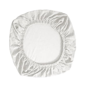 Bothyi - Funda Para Asiento De Silla Comedor Funda Para Asiento De Silla Desmontable Lavable Blanco