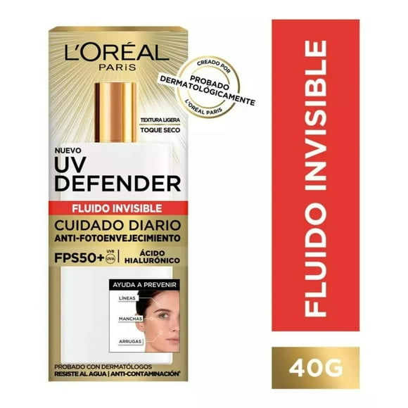 Fluido Invisible Uv Defender 40g