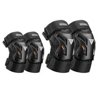 Motowolf 1034 Pack Rodilleras Y Coderas Cortas Para Motociclismo