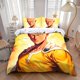 thumbnail image 1 of 3pcs Anime One P-PunchS Cool Mans Hot Printed Pattern Bedding Set - Vibrant Character Design Durable Polyester, 1 of 1