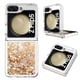 thumbnail image 1 of Funda Para Sansung Galaxy Z Flip 5 Con Brillo Líquido, Protección Completa Y Soporte De Anillo Giratorio, 1 of 4
